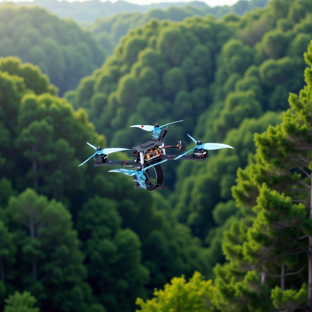 雷神科技5寸竞速FPV pnp 黑色无人机主体 专业航拍设备 高稳定性飞行平台