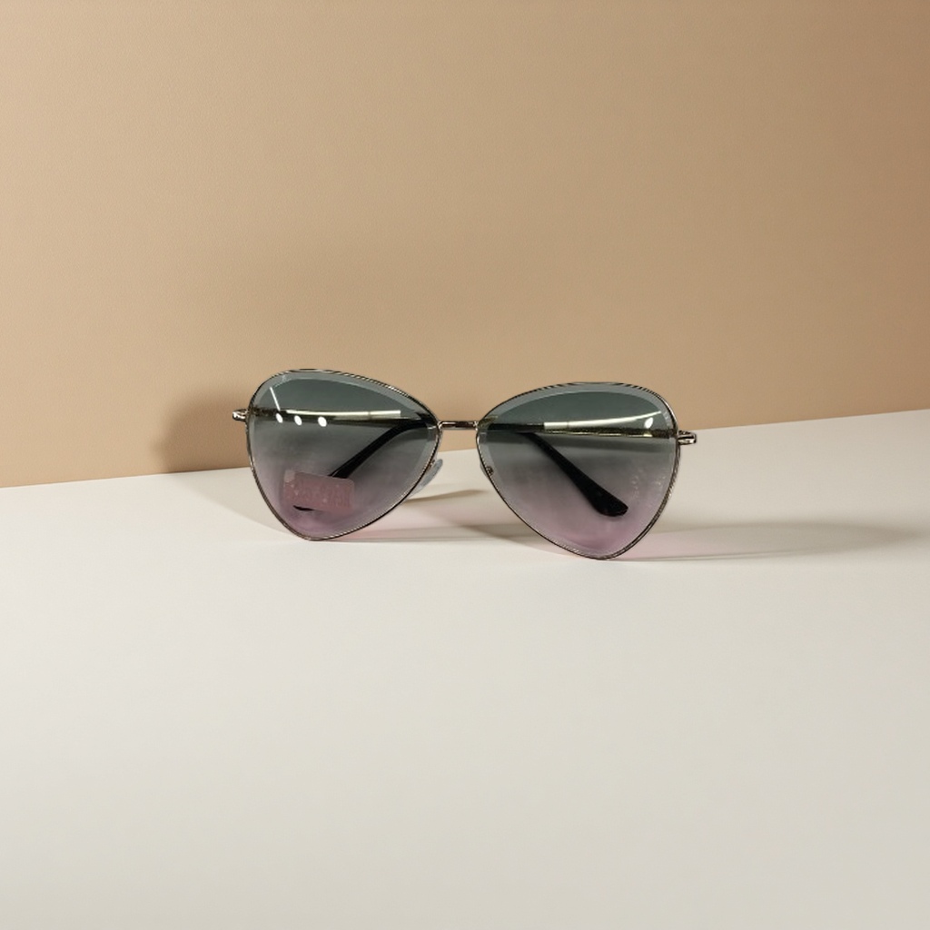 Gafas de sol color oro bisel gradiente moda anti-uv polarizado gafas de sol