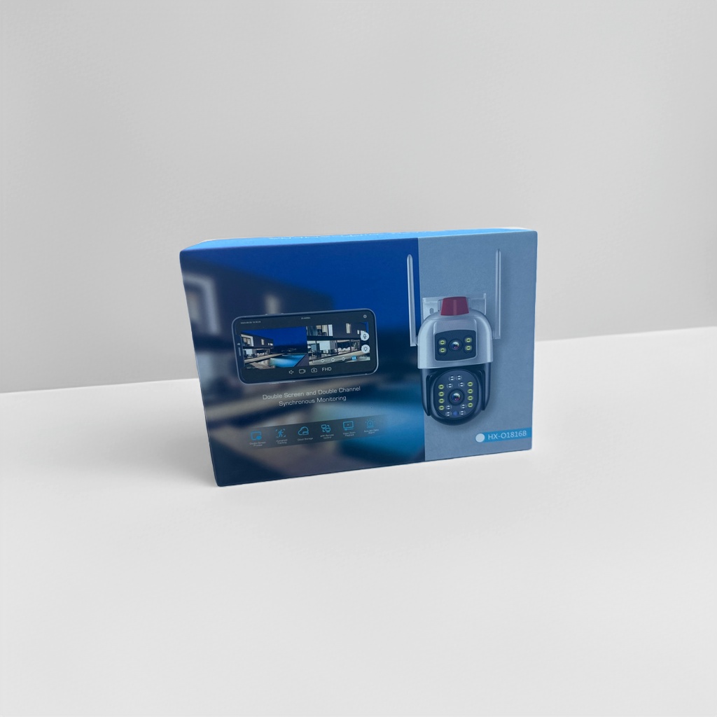 Blue-gray packaging box surveillance camera, high-definition night vision home security wireless network camera