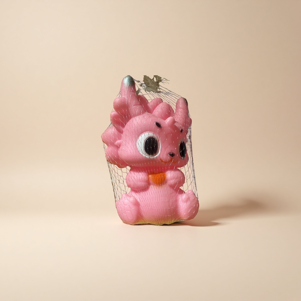 Pink cartoon animal plush toys, cute and adorable pet dolls, children's educational and soothing dolls Application Scenario
