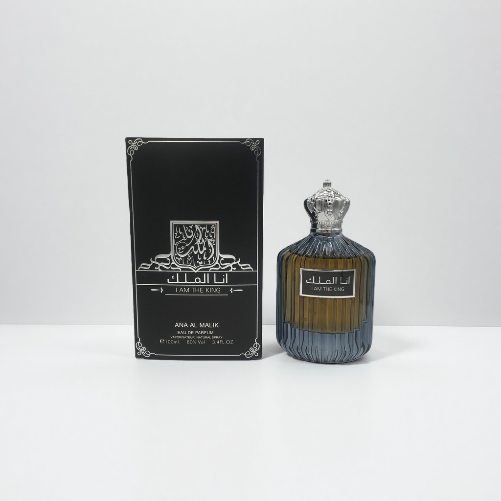 Ana Al Malikah I Am The Queen perfume caja de regalo blanca cuerpo corona dorada