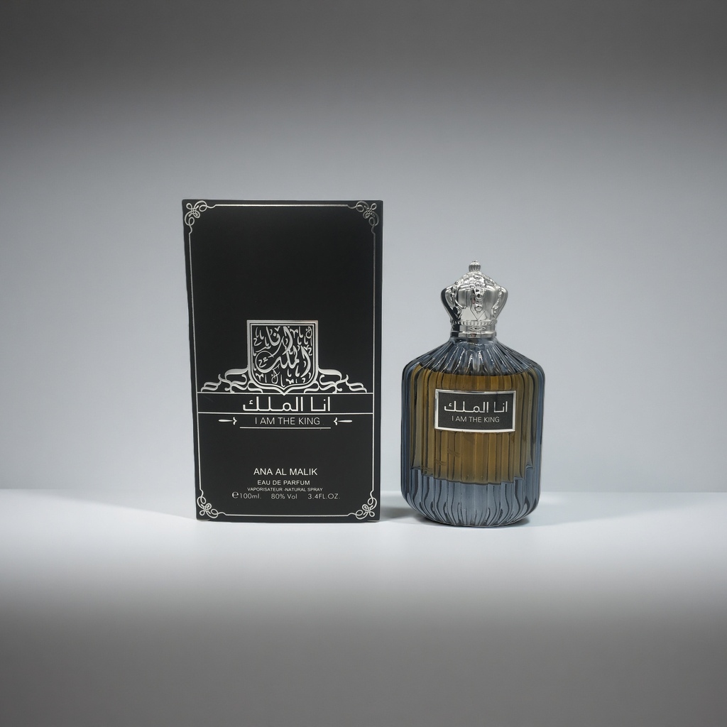 Ana Al Malikah I Am The Queen perfume caja de regalo blanca cuerpo corona dorada details Picture