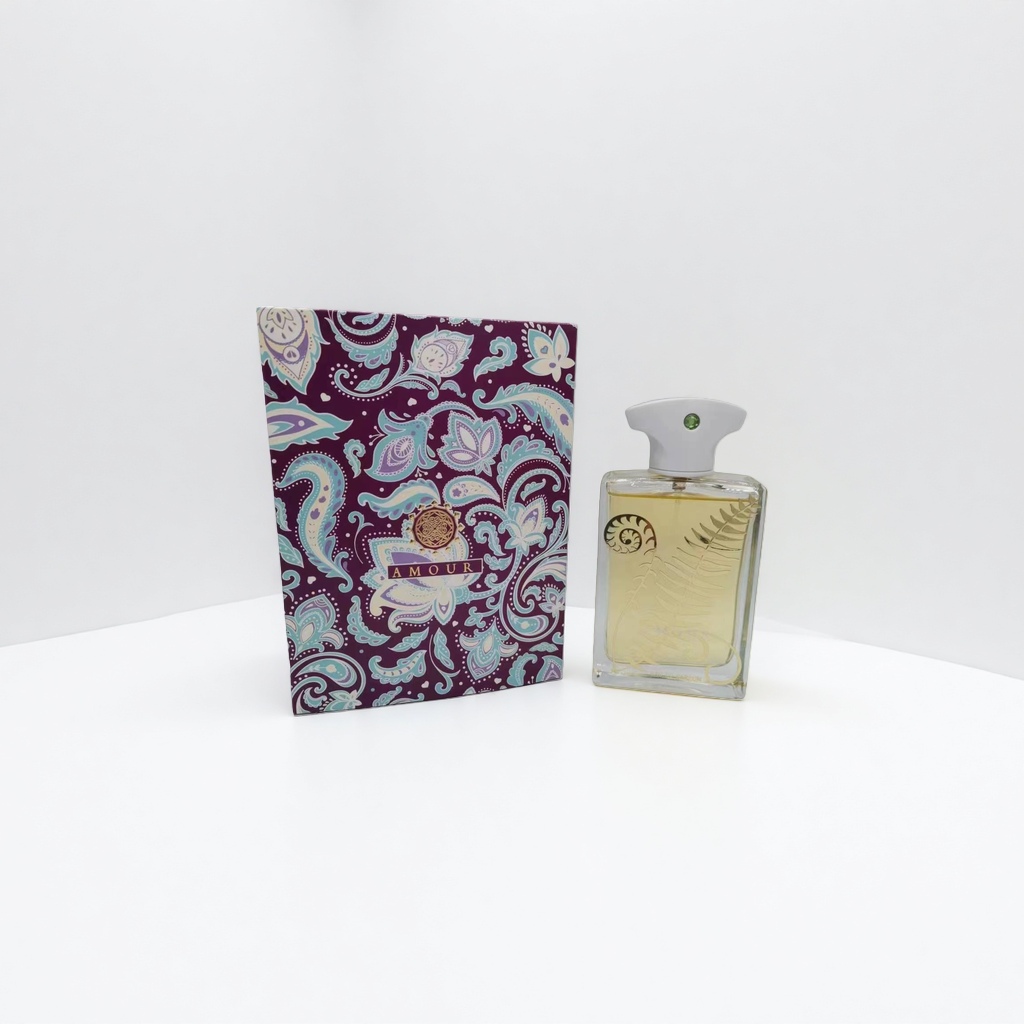 Púrpura patrón caja de embalaje con cristal transparente botella de perfume perfume caja de regalo