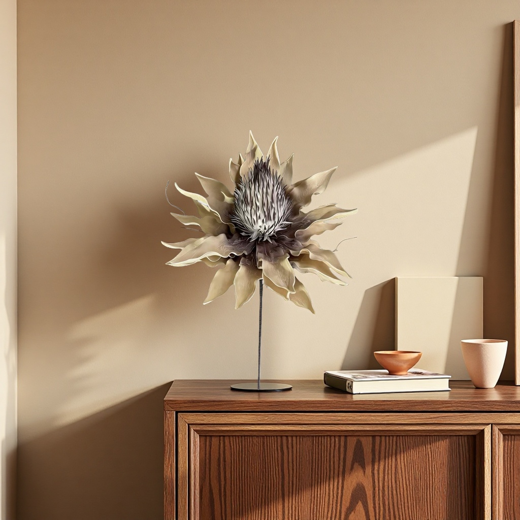 EVA foam decorative flowers, high-end European-style foam artificial flowers details Picture