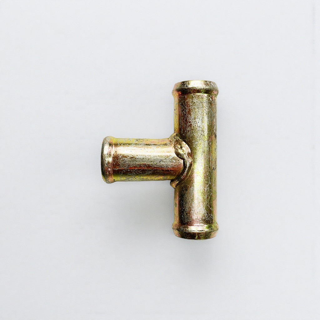 Parking heater, warm air, iron three-way, Y and T type three-way, water pipe and oil pipe connector, suitable for RVS, trucks and trucks Specification image