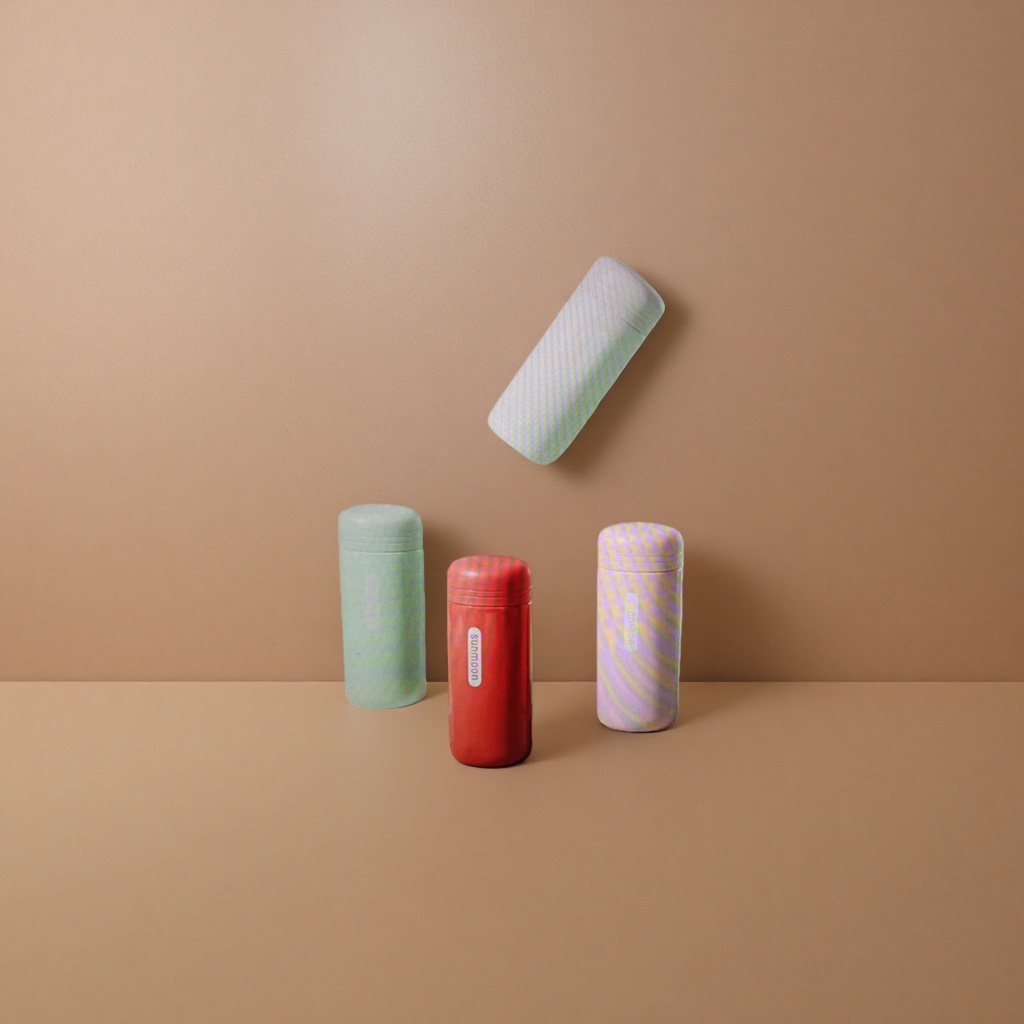 sunmoon colored thermos cup: red, light green, pink and purple, cylindrical 180ml, white stand style Application Scenario