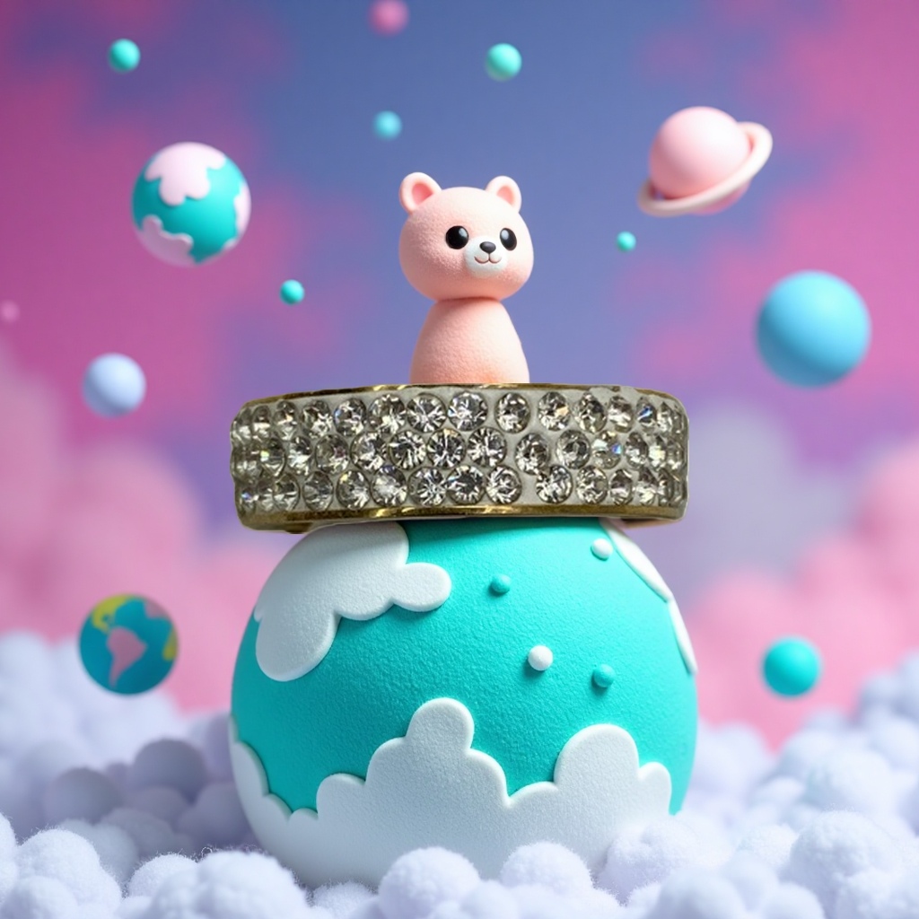 A golden diamond-encrusted ring, a fashionable, light luxury, simple and versatile ring for women