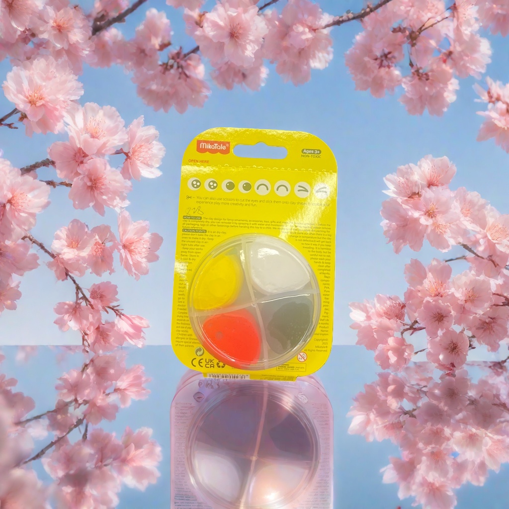 Yellow packaging children's educational clay set creative DIY toys, safe and non-toxic details Picture