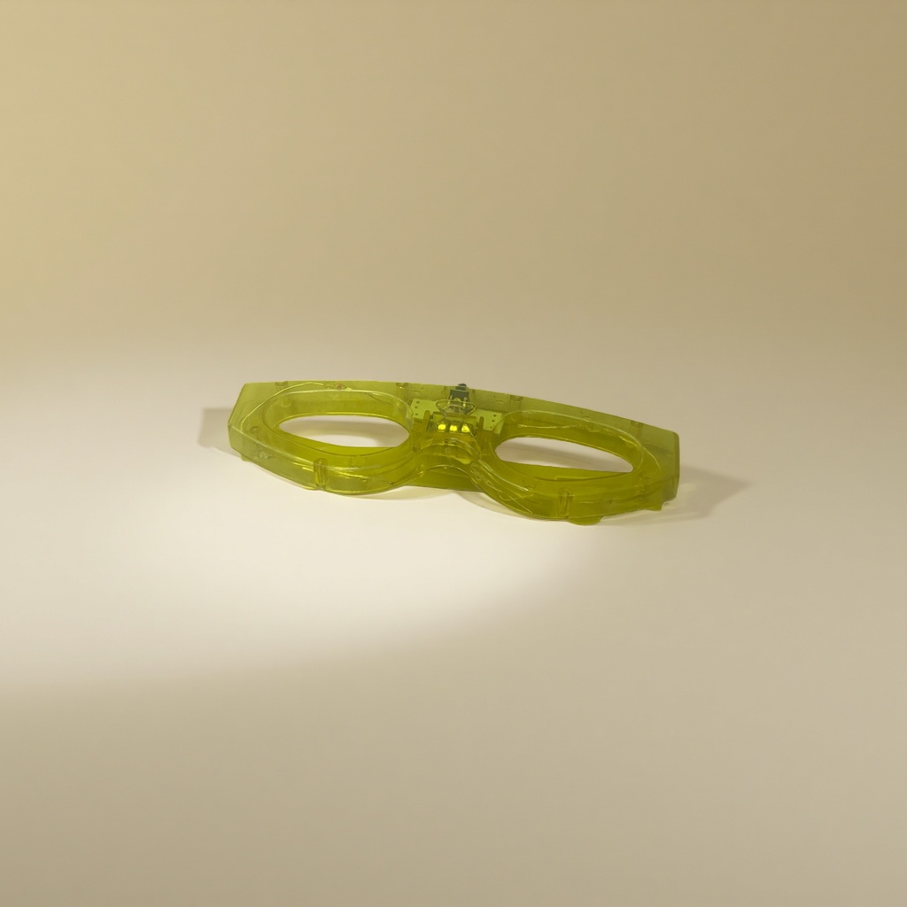 Yellow transparent swimming goggles, anti-fog, waterproof and UV-resistant, suitable for both adults and children Specification image