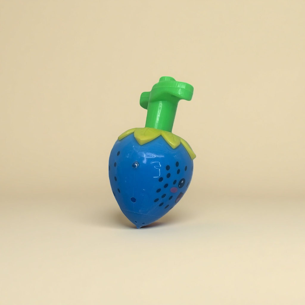 蓝色草莓造型玩具细节图