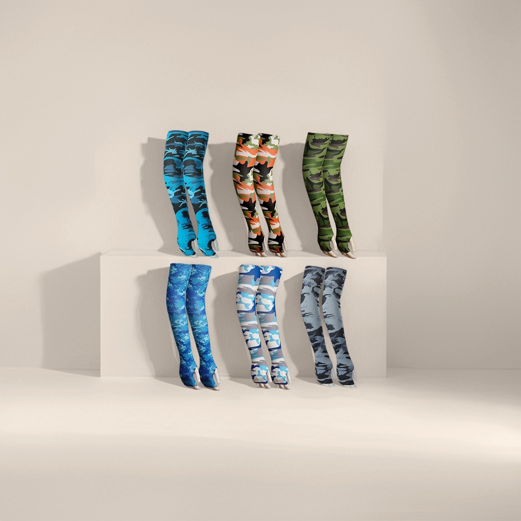 Camouflage pattern sports arm guards are breathable and anti-slip, suitable for both men and women Specification image