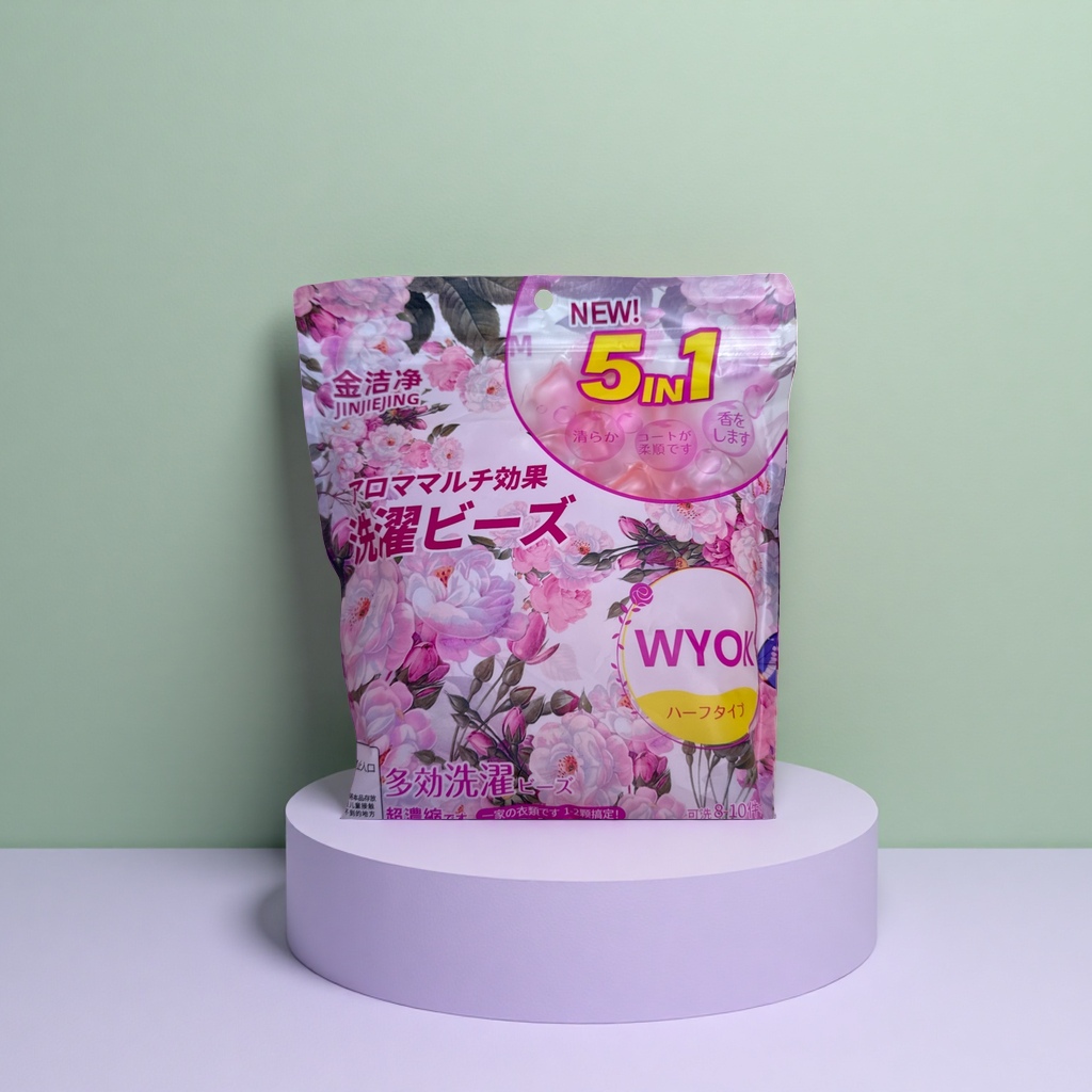 粉色花卉图案包装袋产品图