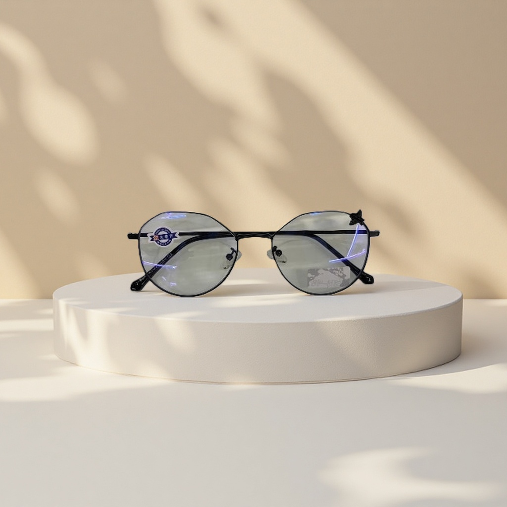 Gafas de marco negro moda luz anti-luz azul miopía marco Application Scenario