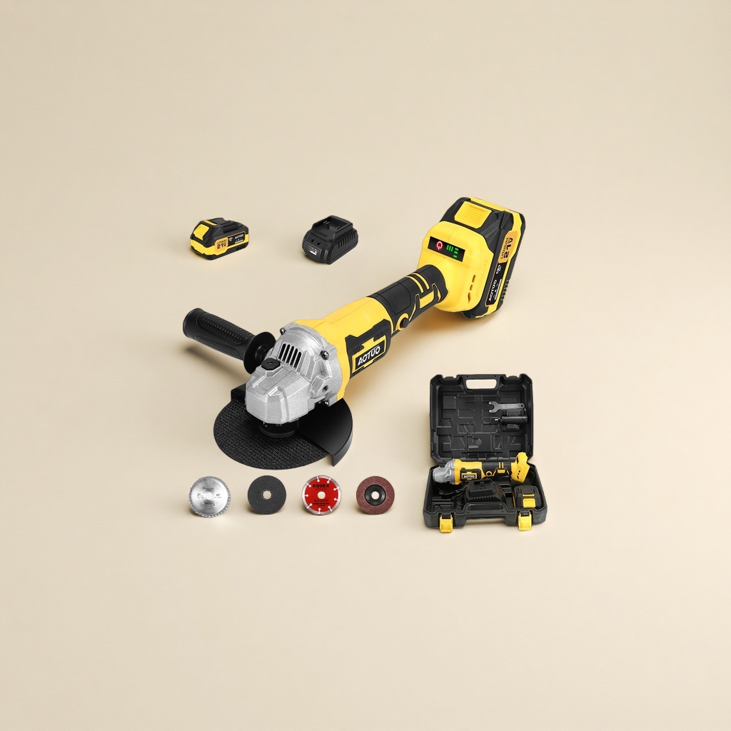 Professional-grade handheld Angle grinding machine parts for the main body of the yellow and black alternating Angle grinding machine Application Scenario