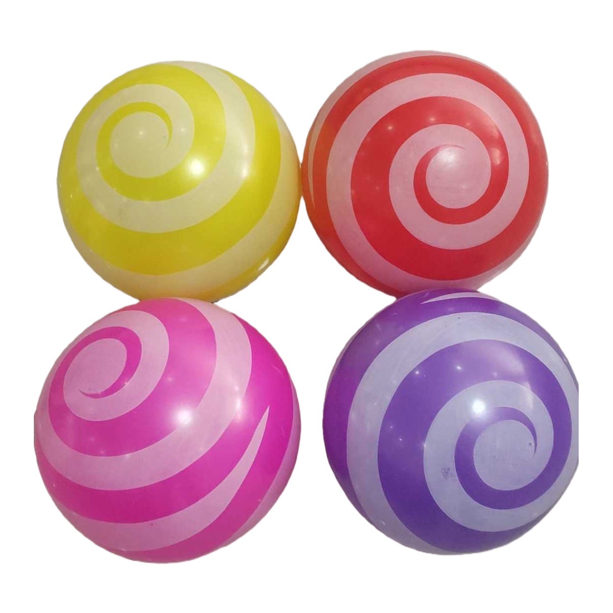 Colorful spiral-patterned spherical creative decorative items, fun handicrafts for home and office desktops Item Picture
