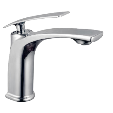 Electroplated colored washbasin, hot and cold water faucet, simple and modern bathroom design Specification image