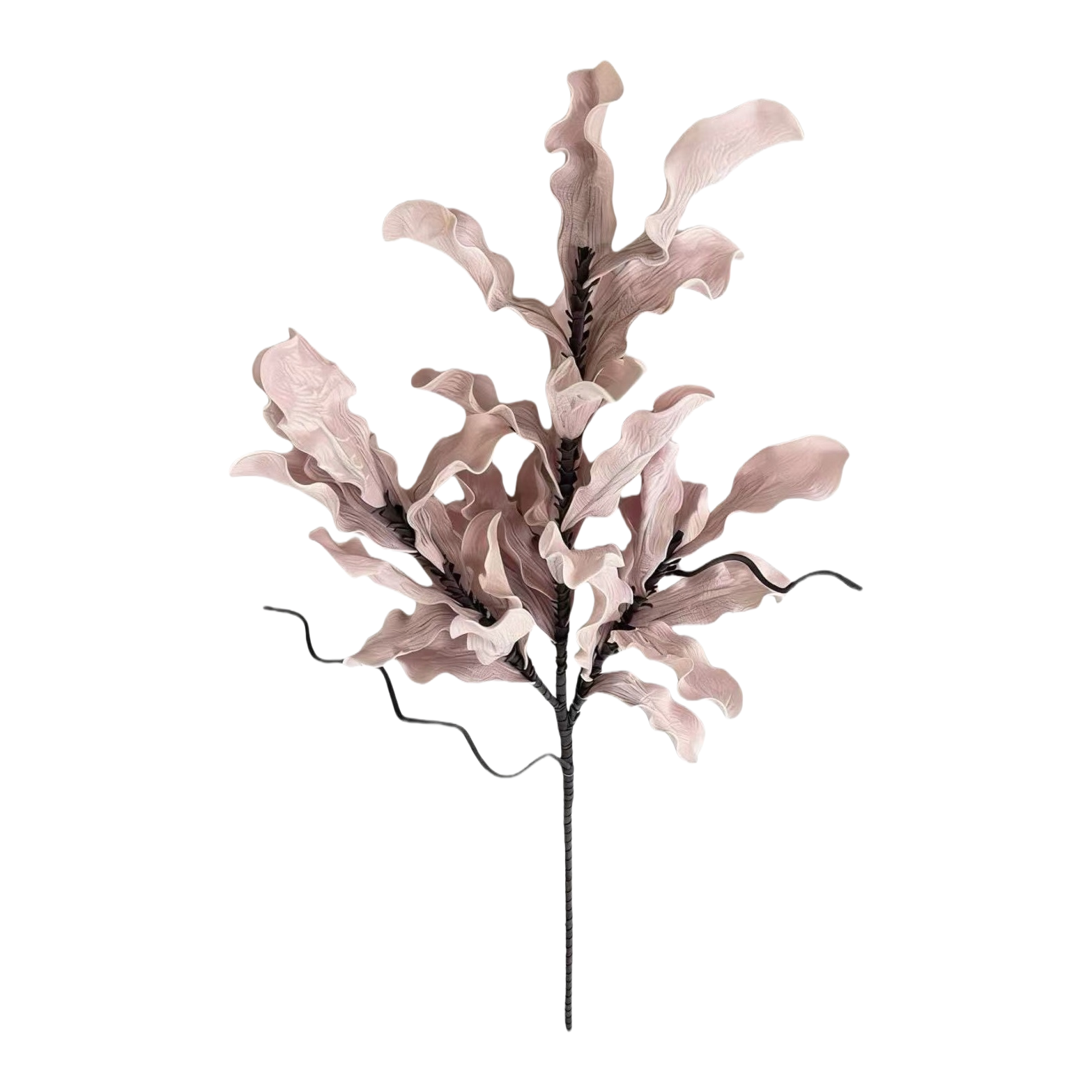 EVA foam decorative flower, beige lily branch artificial flower decoration, home living room and bedroom ornaments Item Picture