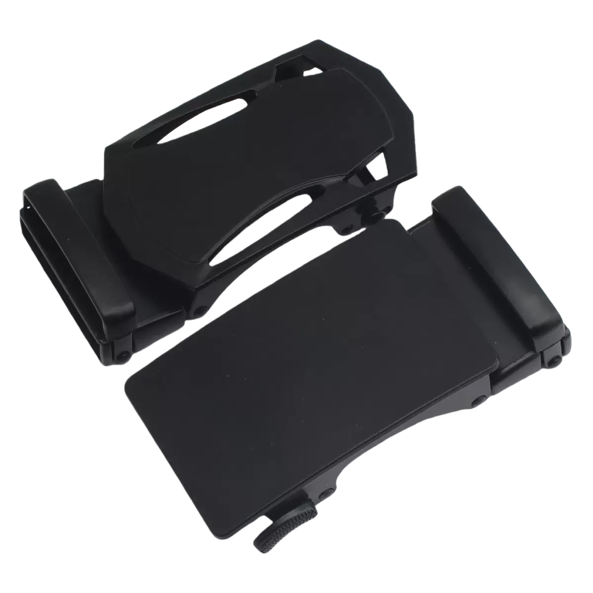 Black metal belt buckle is a simple and versatile belt accessory for men Item Picture