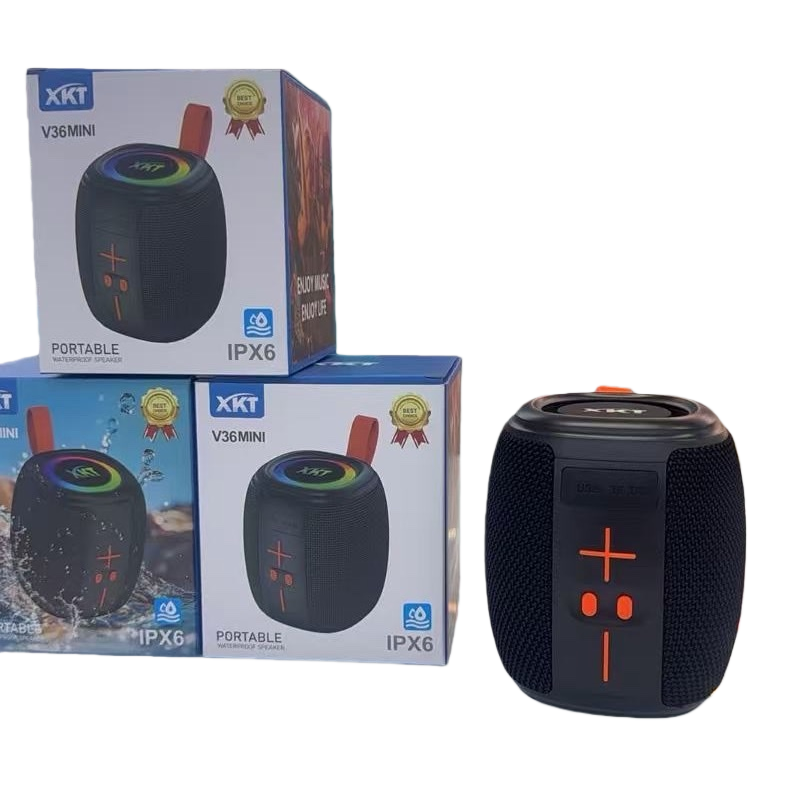 The main body of the color portable Bluetooth speaker supports wireless connection, is small, light and has high-fidelity sound effects Item Picture