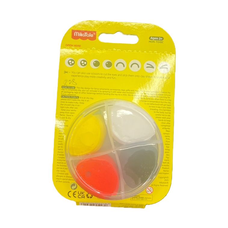 Yellow packaging children's educational clay set creative DIY toys, safe and non-toxic Item Picture