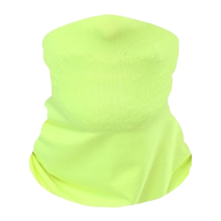 Fluorescent green ice silk scarf windproof all-in-one accessory Item Picture