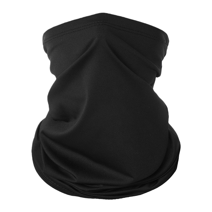 Black scarf for warmth, suitable for both men and women in autumn and winter Item Picture
