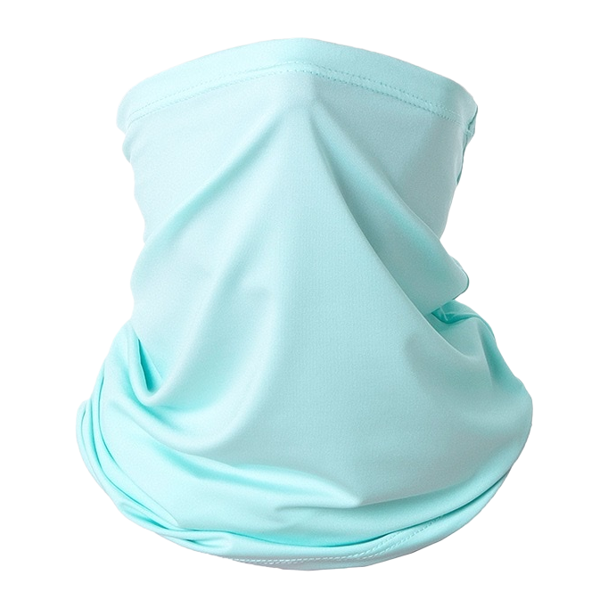 Light blue warm neck collar, suitable for both men and women, is a windproof and neck-protecting scarf for autumn and winter Item Picture