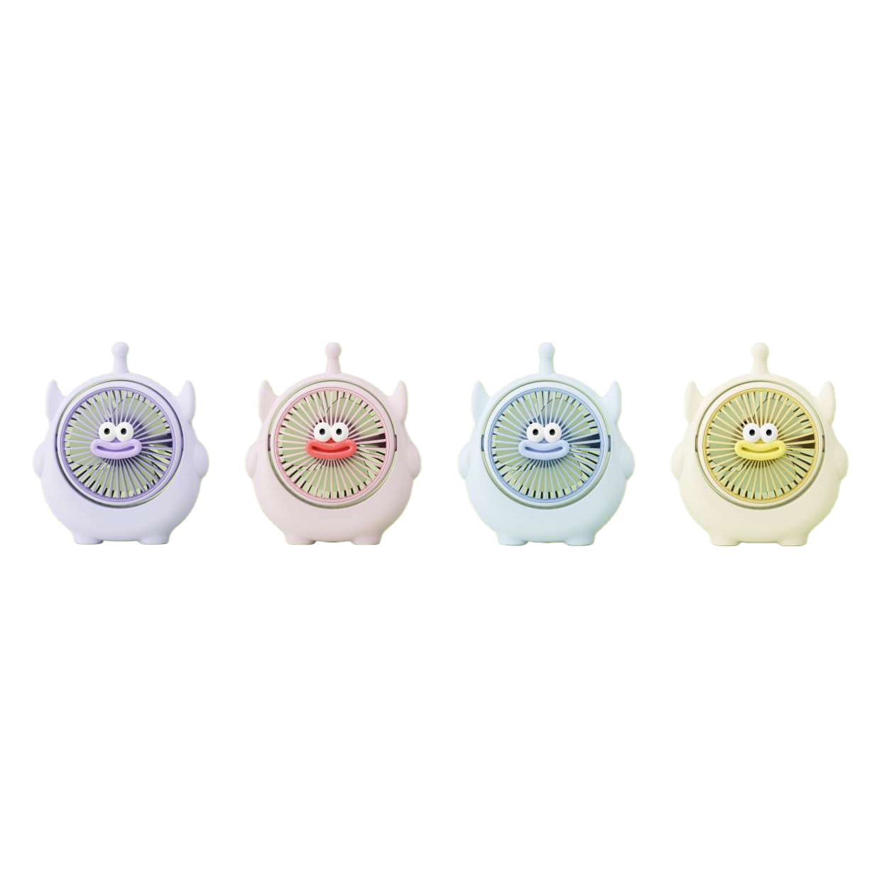 Colorful little monster Dudu desktop fan, a small silent desktop electric fan, brings cool air in summer Item Picture