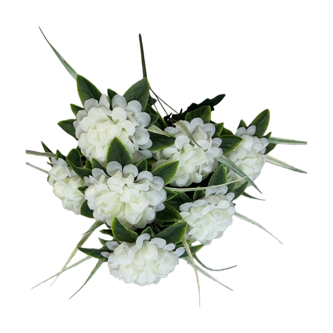 White artificial flower bouquets for living room and bedroom decoration, flower art ornaments, and preserved flower gift boxes Item Picture