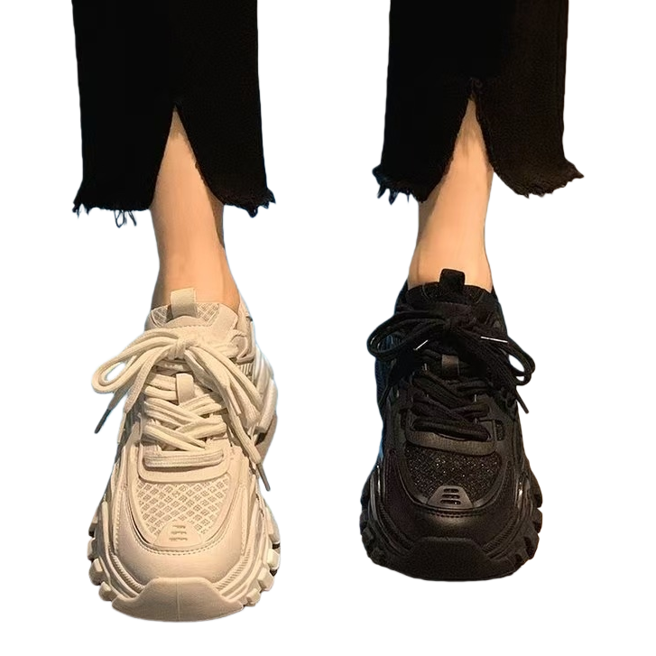 Women's casual ballet shoes, insole height-increasing sports single shoes, dance women's shoes Application Scenario