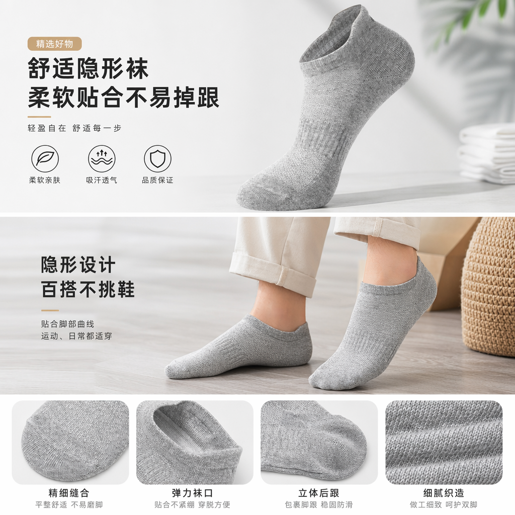 运动休闲棉袜黑色长款潮袜男女通用瑜伽袜105947979详情1