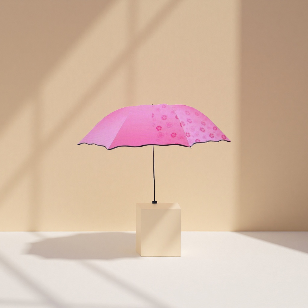 粉色雨伞产品图
