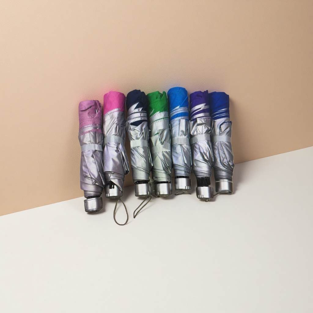 The colorful folding umbrella is waterproof, sun-proof, portable, suitable for both sunny and rainy days, lightweight and compact, and can be used by both women and men Specification image