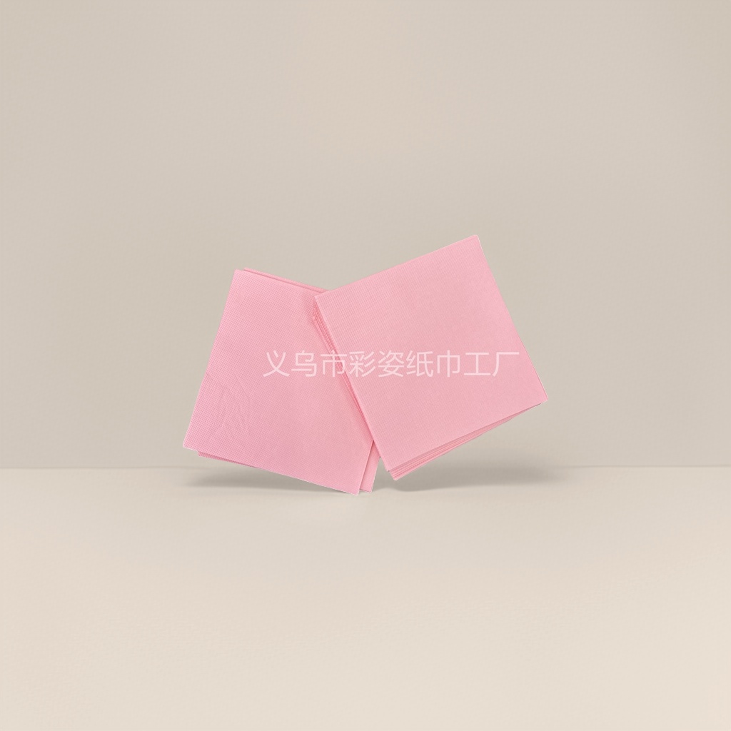 Pink tissues and facial tissues, 100 sheets, 3 layers thickened, flexible and skin-friendly, suitable for home bathrooms