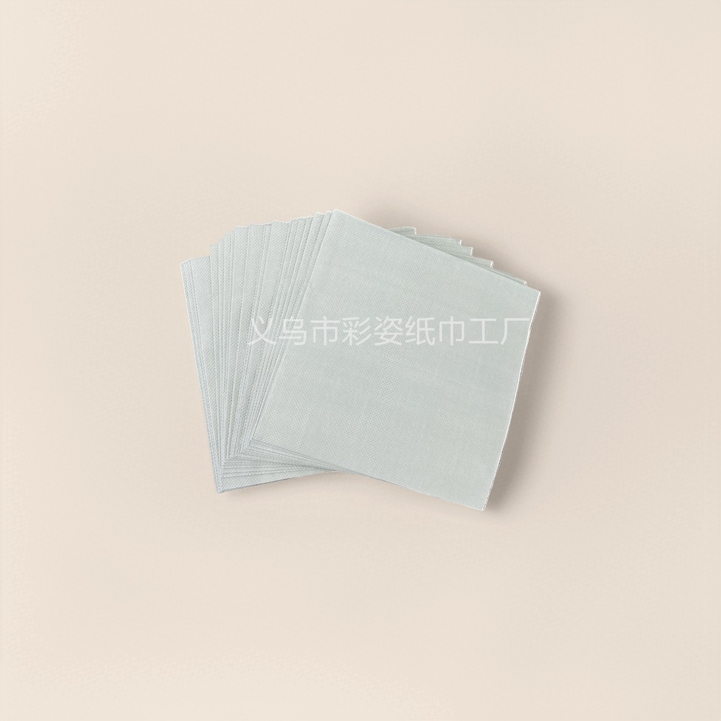 Single-color napkins, handkerchief tissues, facial tissues, 33*33cm, restaurant printed napkins, direct sales from foreign trade factory