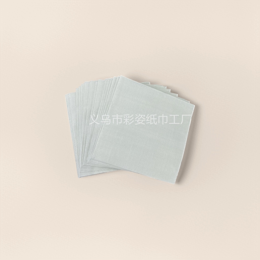 Single-color napkins, handkerchief tissues, facial tissues, 33*33cm, restaurant printed napkins, direct sales from foreign trade factory Application Scenario
