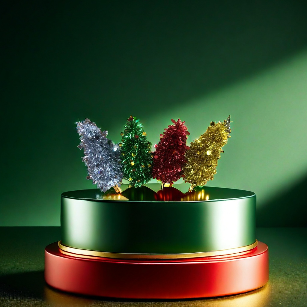 Colorful Christmas tree decorations, shiny spherical pendants, festive atmosphere home furnishings details Picture