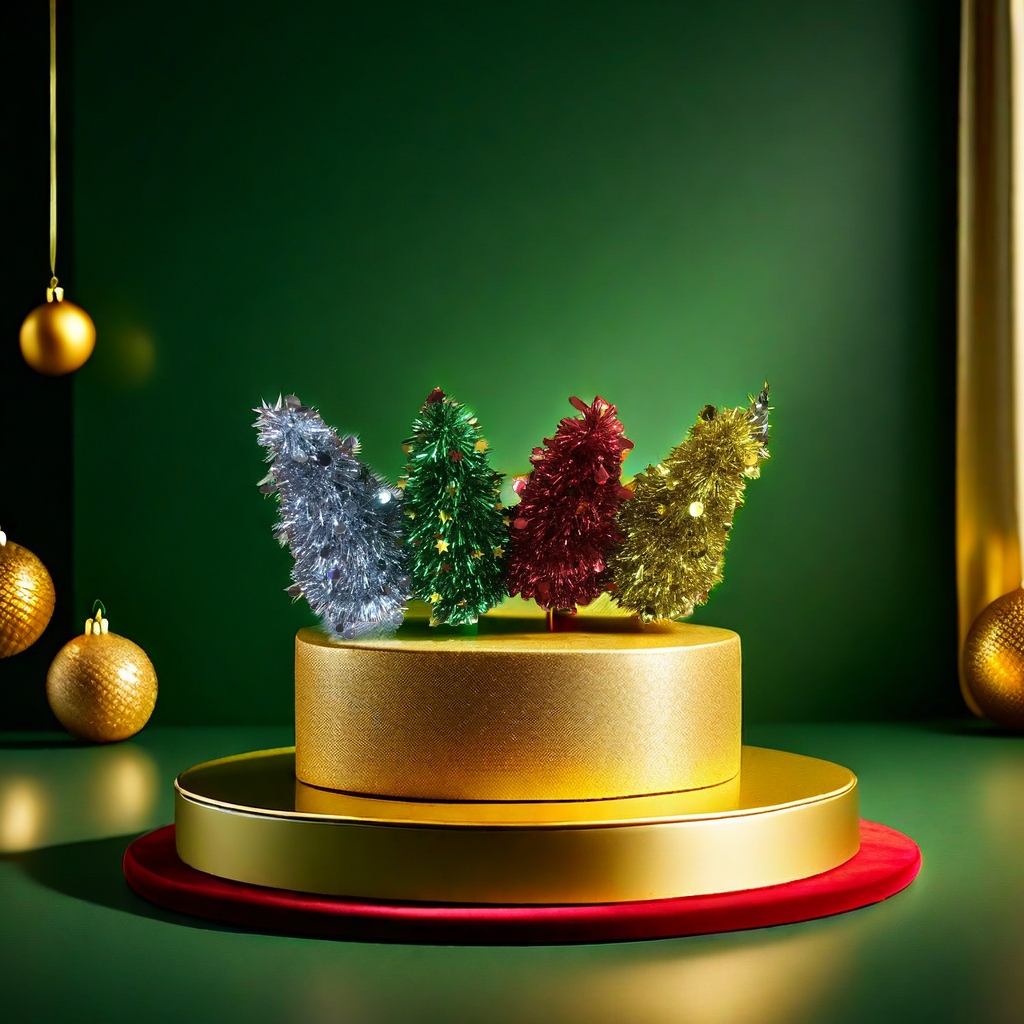 Colorful Christmas tree decorations, shiny spherical pendants, festive atmosphere home furnishings Application Scenario