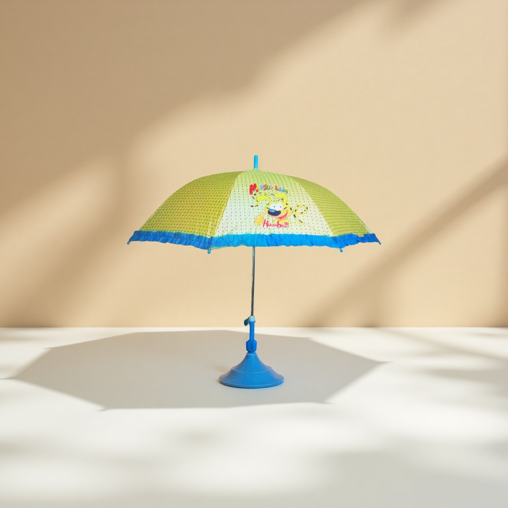مظلات الأطفال المتحركة الصفراء والأزرق للأطفال Specification image