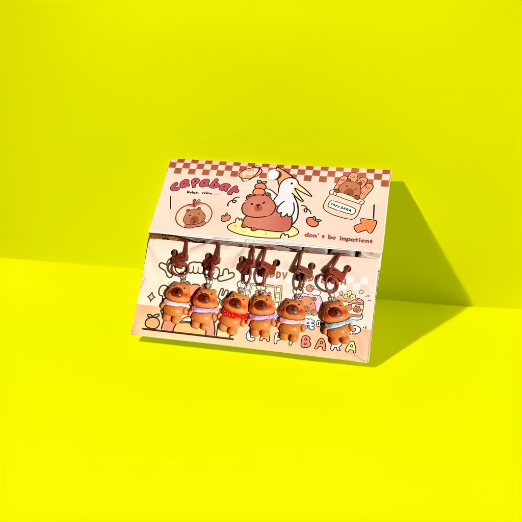 Cartoon card Pilbara plush keychain, cute pendant, and small portable items Application Scenario
