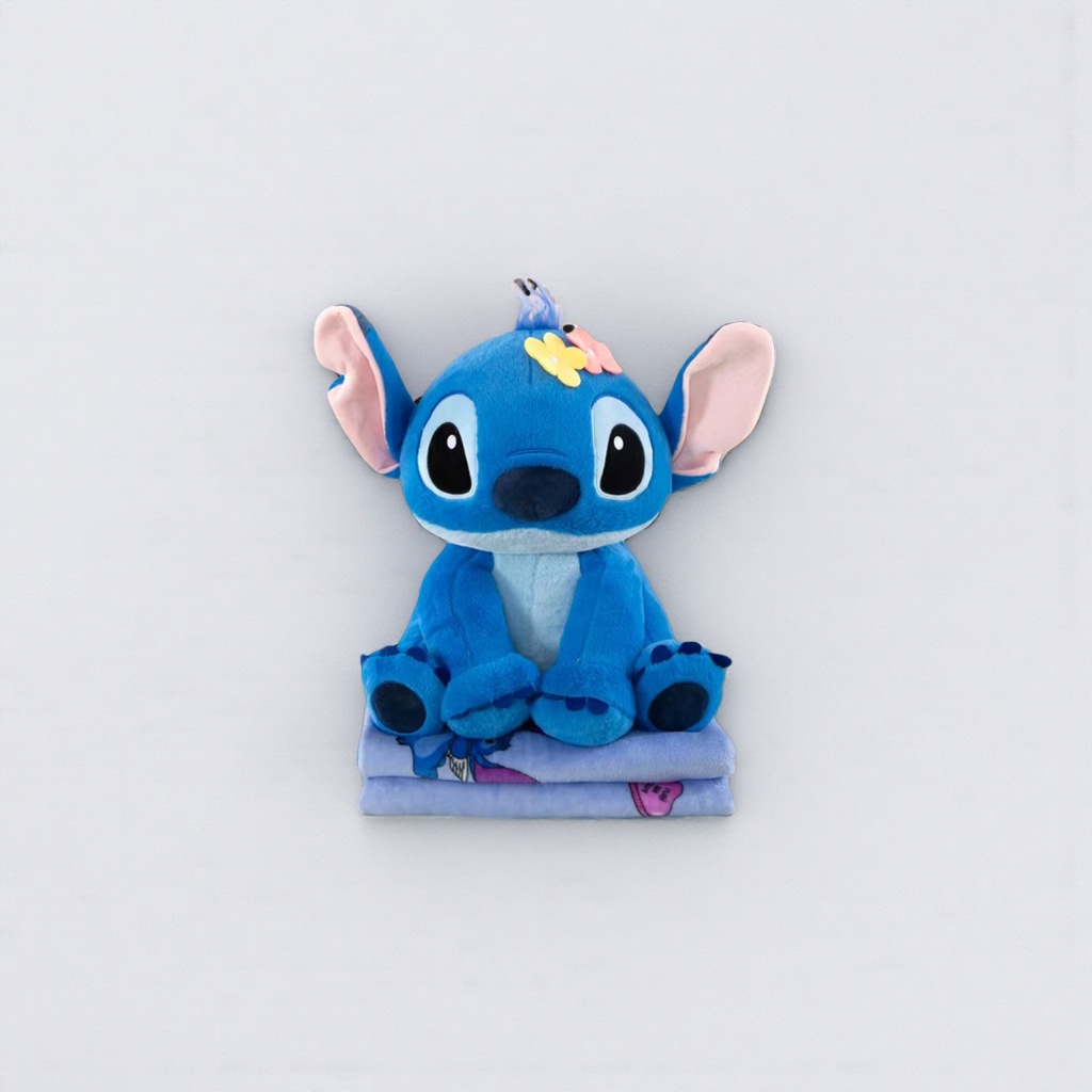 Blue scrooge plush toy, cute pillow doll, children 's gift plush doll
