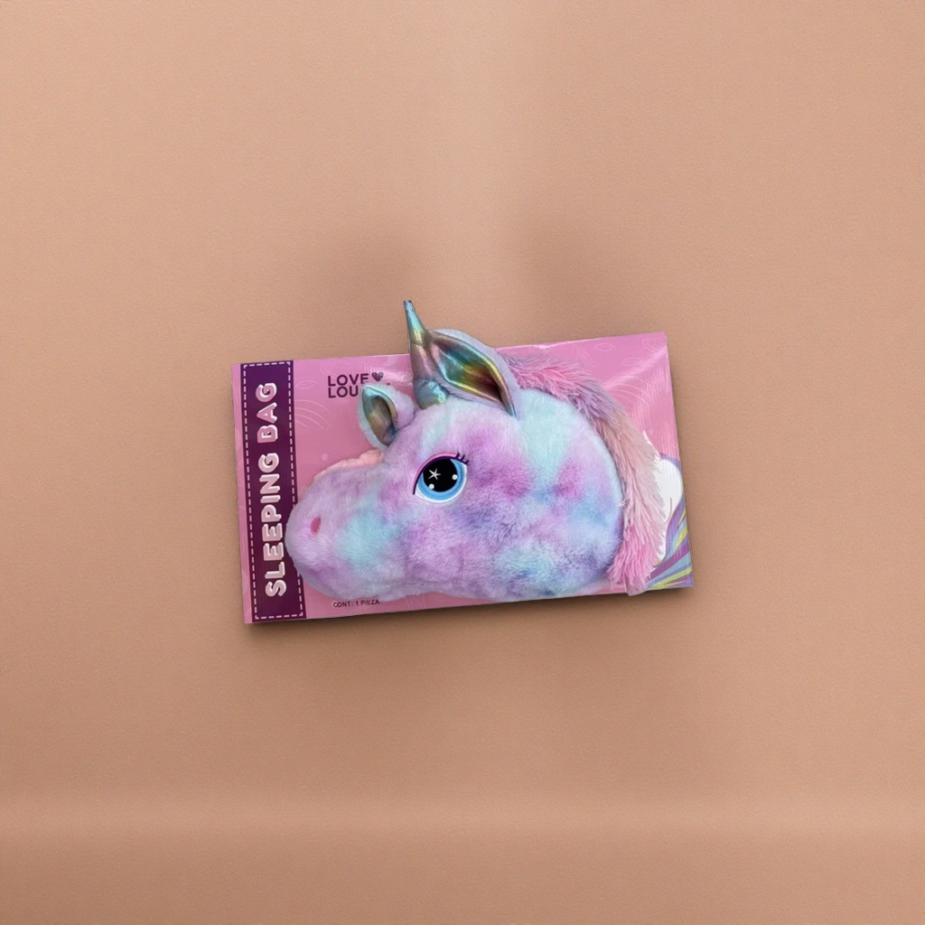 Rainbow Unicorn Fleece Children's sleep Bag Soothing Pillow sleeping bag Specification image