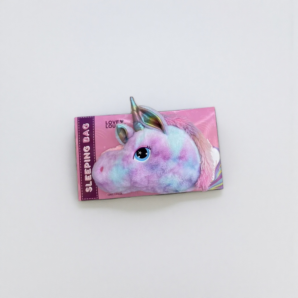 Rainbow Unicorn Fleece Children's sleep Bag Soothing Pillow sleeping bag details Picture