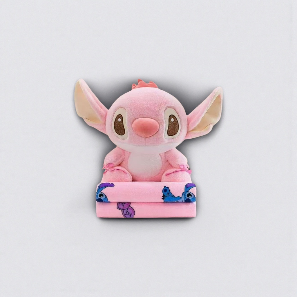 Pink stitch plush toys, cute pillow figurines, soft and adorable home decoration gifts Pink stitch plush toys, cute pillow figurines, soft and adorable home decoration gifts