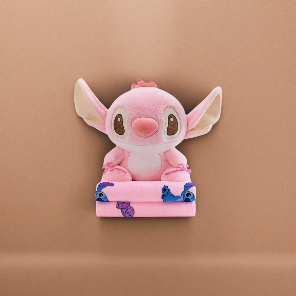 Pink stitch plush toys, cute pillow figurines, soft and adorable home decoration gifts Specification image
