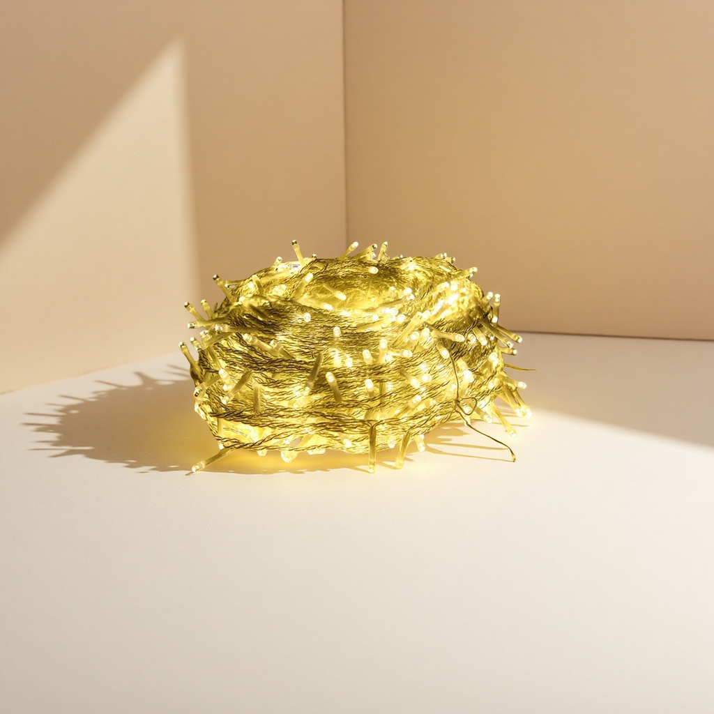 Warm yellow light string, main decorative light string, ambient light, suitable for both indoor and outdoor use Specification image