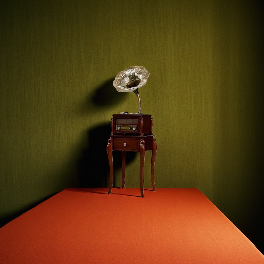 Retro gramophone, Bluetooth speaker, home decorative item, nostalgic music player Specification image