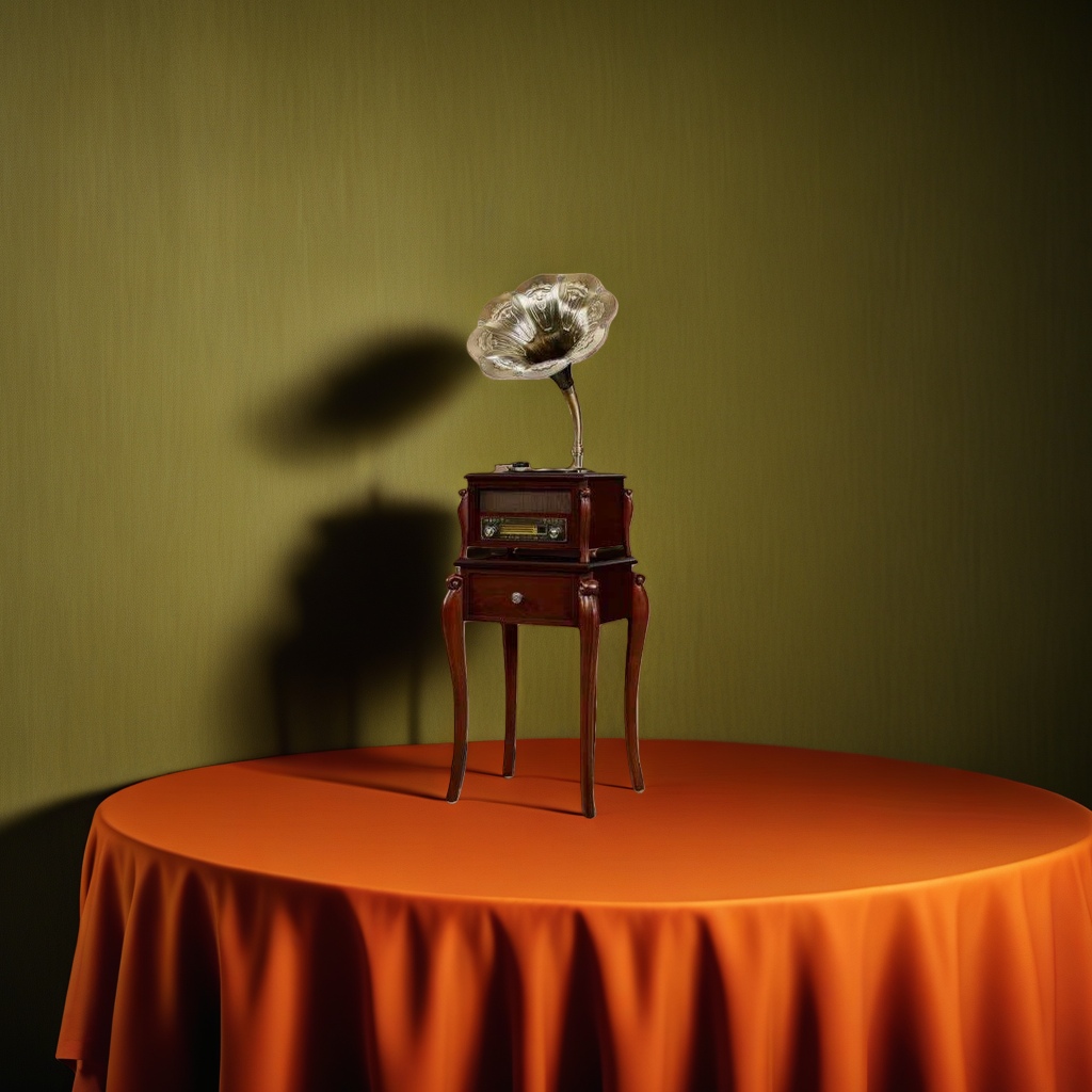 Retro gramophone, Bluetooth speaker, home decorative item, nostalgic music player