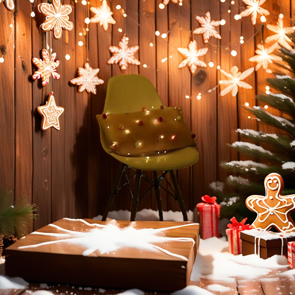 Amarillo caliente estrella luz string decoración de navidad pared atmósfera luz plata hierro forjado decoración colgante Application Scenario