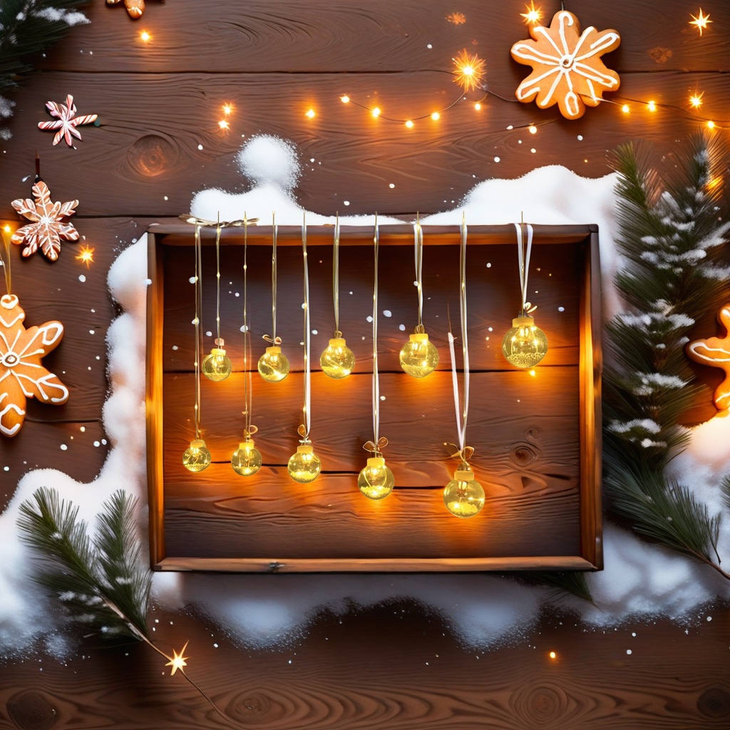 Warm yellow glass ball string lights for decorative lighting and indoor and outdoor ambient lighting
